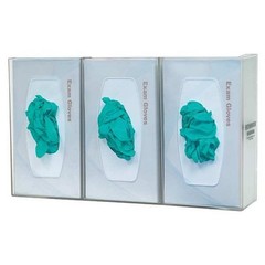 Bowman Dispensers Gl300-1214 Glove Dispenser, Polycarbonate, Holds (3) Boxes