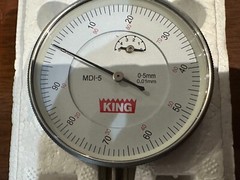 King Precision Dial Indicator MDI-5 – Range 0-5mm, .01mm Resolution