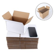 7x5x4 Inches Small White Shipping Boxes Set of 25, Sturdy Cardboard Boxes for…