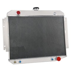 4 Row Radiator+Shroud Fan 1971-79 Dodge D100 D200 W150 W200 B300 Ramcharger V8
