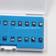 20 Pcs/Set Dental Orthodontic Self-ligating Brackets Roth 022 345 Hook With Tool