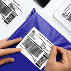 4″x5″ Shipping Label Sheets – Address Labels Stickers for Laser Inkjet Printer
