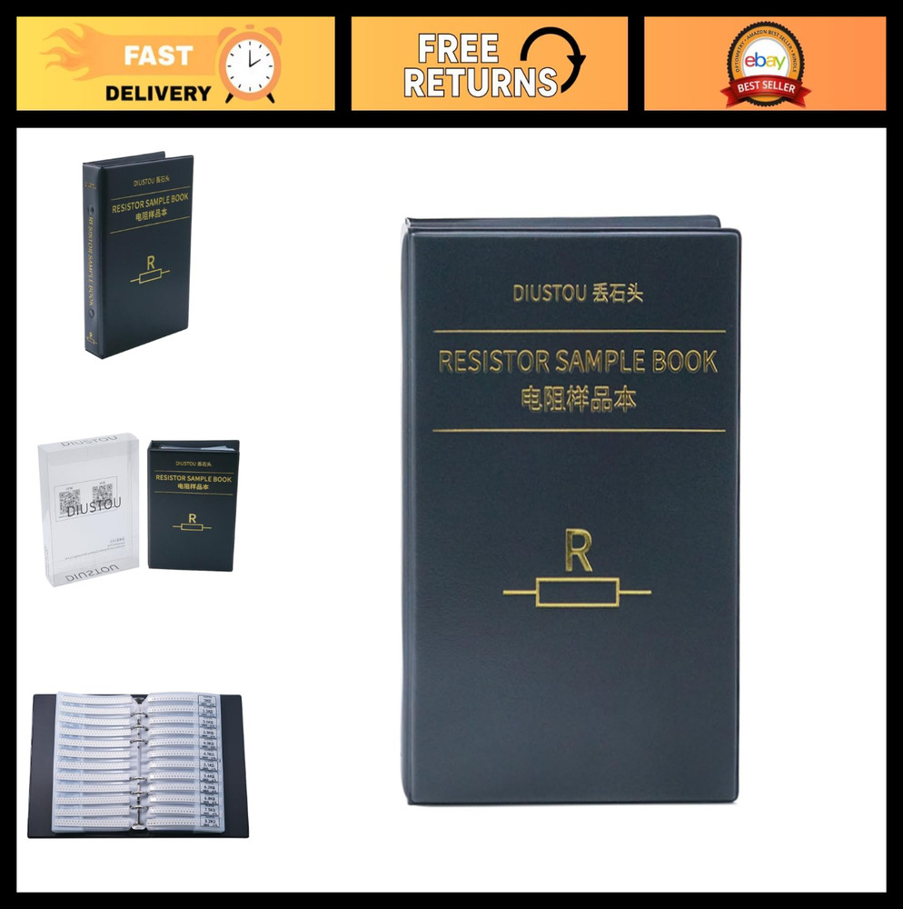 SMD Resistor Sample Book – Fixed Chip Resistors, 0805 Package, Various Values