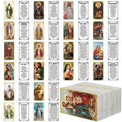 Skyygemm 240 pcs Catholic holy Cards Gifts 3.55 inches x 2 inches, Multicolor