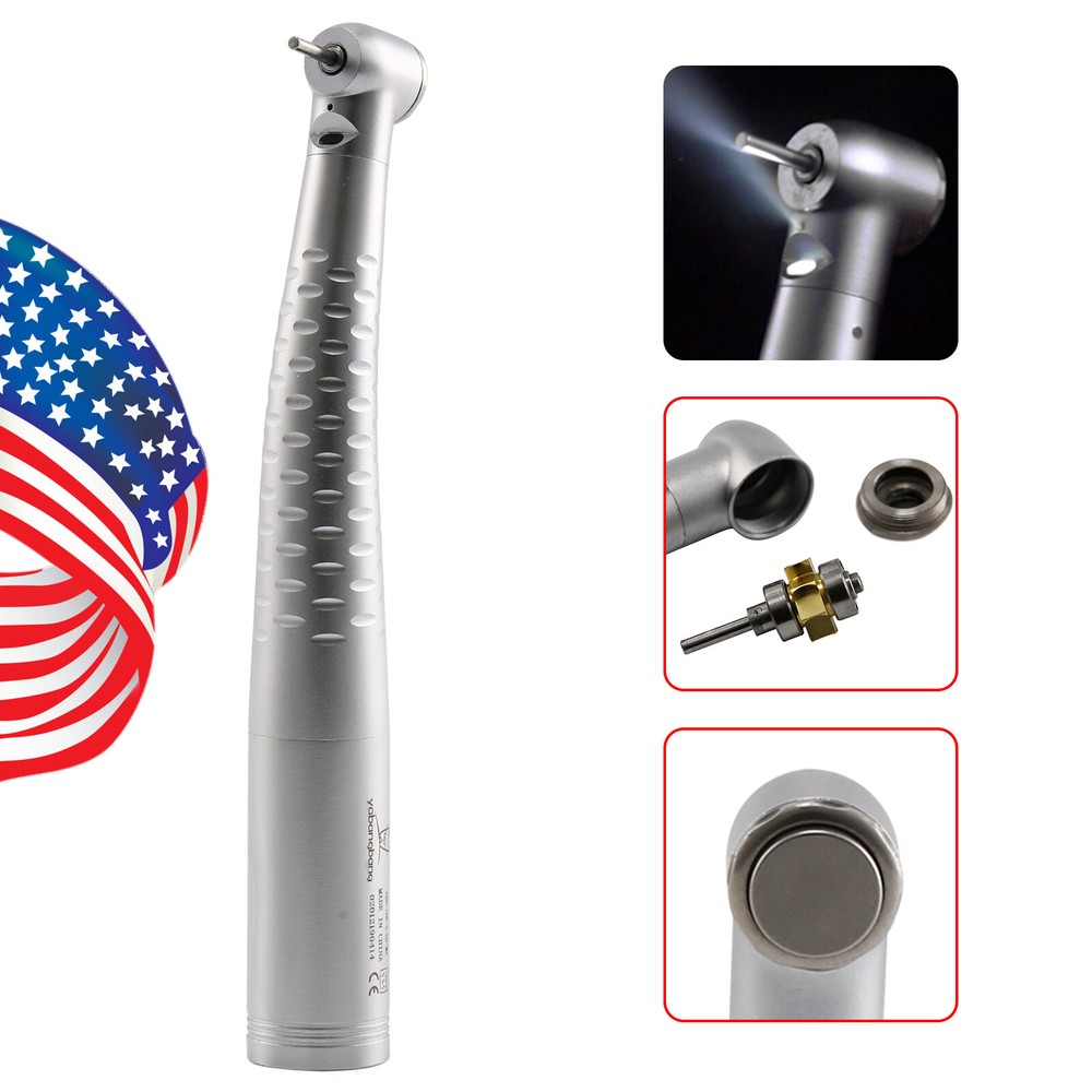 Dental Fiber Optic High Speed Handpiece Standard Head fit Kavo LED Coupler 6H/4H