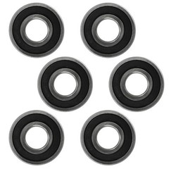 Caltric 6305-RS 6305RS 6305 RS Deep Groove Rubber Sealed Ball Bearings 12x28x8