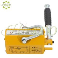 Permanent Magnetic Lifter Lifting Magnet 440 lbs/200 kg 2.5 Safety Factor Yellow