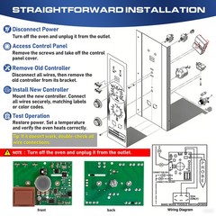 00-913149 Temp Control Kit for Vulcan Hart Circuit Board w/Harness ECO2D 913149