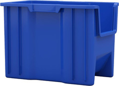 13014 Stak-N-Store Heavy Duty Stackable Open Front Plastic Storage Container Bin