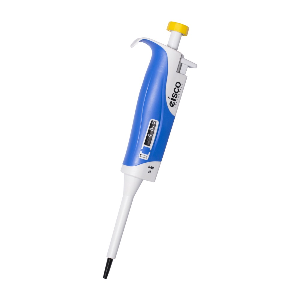 Variable Volume Micropipette – Fully Autoclavable – 5-50uL Volume Range – Eisco