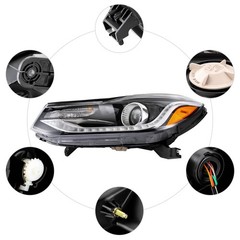 LED DRL Projector Headlight Assembly For 2017-2022 Chevy TRAX 42725480