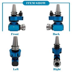 BT40-ER40 90° Side Milling Head CNC Single Output Angle Head Side Milling Head