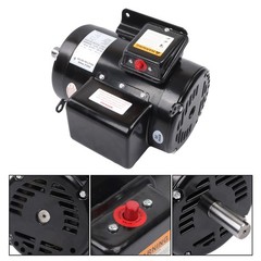 5 HP Single Phase ODP Compressor Motor 184T Frame 208-230V 60Hz Industrial