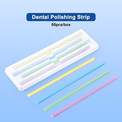 60pcs Dental Polishing Strips Polyester coated Coarse/Medium /Fine/Extra fine