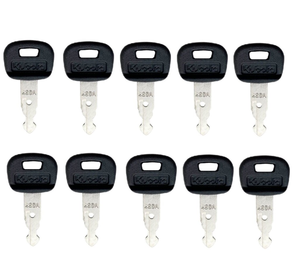 10PK 459A IGNITION KEY FOR Style M Series Kubota Excavator Equipment KEY