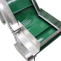 Electric PVC Belt Climbing Conveyor Inclined Conveyor for Assembly Lines 7.8″ W