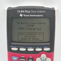 Working TI-84 Plus Silver Edition Pink Graphing Calculator Tested