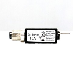 New 15 Amp Push Button Thermal Circuit Breaker 12-32V DC 125-250V Volt AC