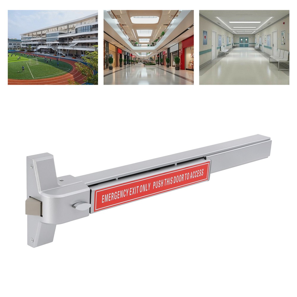 Commercial Door Push Bar Panic Exit Device Lock Fire Emergency Lock Heavy Duty