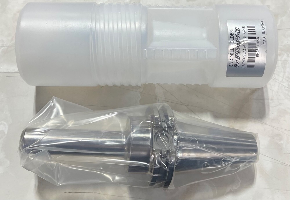 RapidHold CAT40-SLA End Mill Holder 1/4″ x 2.5″ G2.5 Balanced