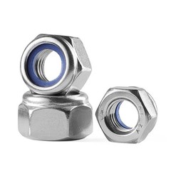Fine Pitch Nyloc Nuts A2 Stainless Steel Fine Thread Nylon Lock Nuts M8 – M20