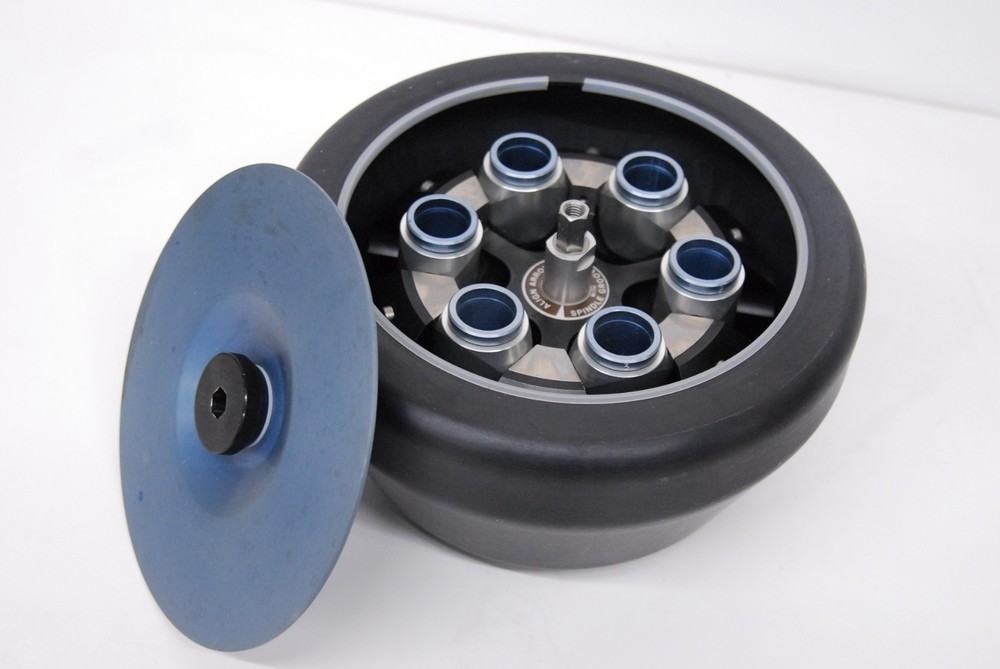 Beckman JS-13.1 Swing-Bucket Rotor W/ Buckets, Lid (13000 RPM, 6x50mL)
