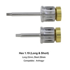 Dental Anthogyr Screwdriver Hex 1.19 Driver Torque Ratchet Wrench Manual Adapter