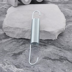4 PCS 125x18x2mm Recliner Springs Galvanized Steel Dual Hook Tension Springs