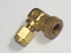 1 – Crawford Swagelok Brass Elbow Fitting, 1/8″ OD Tube x 1/8″ FNPT, B-200-8-2