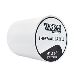 Direct Thermal Shipping Labels 4″ x 6″ 250 labels – Shipping Labels, 4 ROLLS