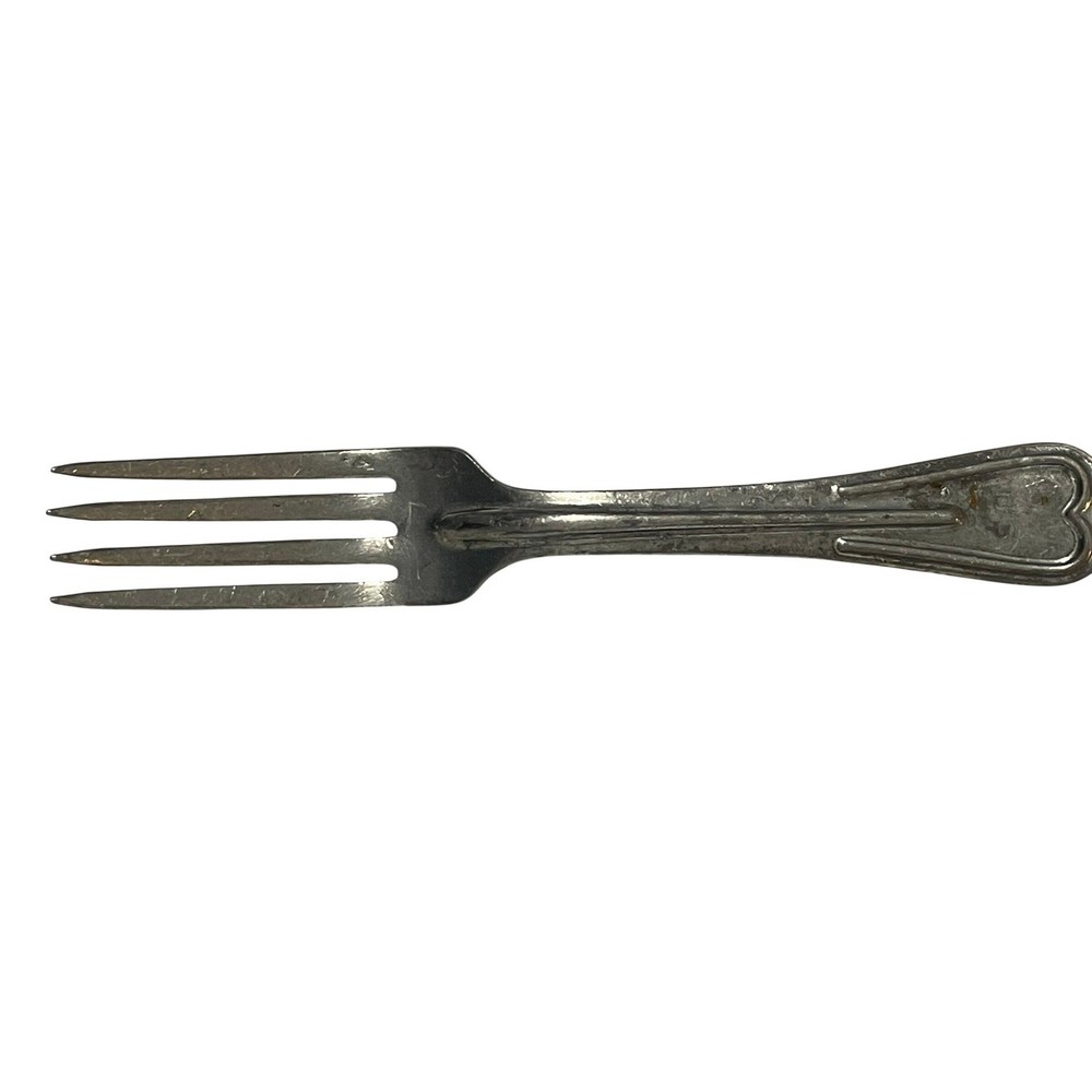 Vintage US Stamped Military Fork Mess Hall Silco Stainless 8″ Long