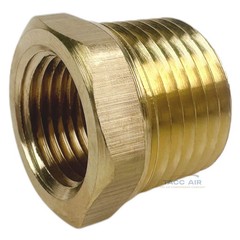 1/2″ Male x 3/8″ Female NPT Hex Reducer Bushing Adapter Pipe Reducing Fitting