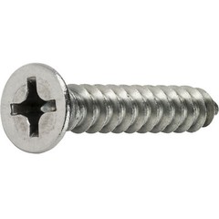 #8 Phillips Flat Head Self Tapping Sheet Metal Screws Stainless Steel All Sizes