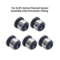 5Pcs Filament Sensor Assembly Inlet Pneumatic Fitting for X1/P17326