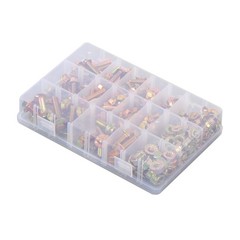 240 Pcs Flanged Bolts And Nuts Kit Grade 8.8 Metric M5 M6 M8 14 Sizes Bolts