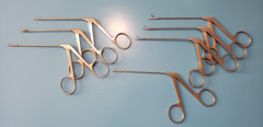 Aesculap OG350R,352R,353R,355R Surgical ENT Scissors Instruments Set of 7 W-Tray