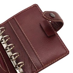 Filofax Malden 021734 Personal Organizer Mini Burgundy Leather Japan Authentic