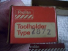 Prolite Indexable Tip Toolholder Type 2872 -Metal Lathe From United Kingdom NOS