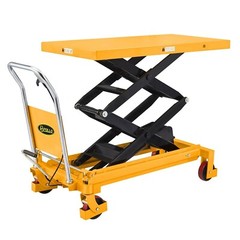 APOLLOLIFT 1760lb Heavy Duty Hand Lift Table Hydraulic Trolley Cart 59″ Max Lift