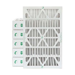 Glasfloss ZL 16x25x4 MERV 10 (FPR 7) Pleated HVAC Air Filters. Case of 6