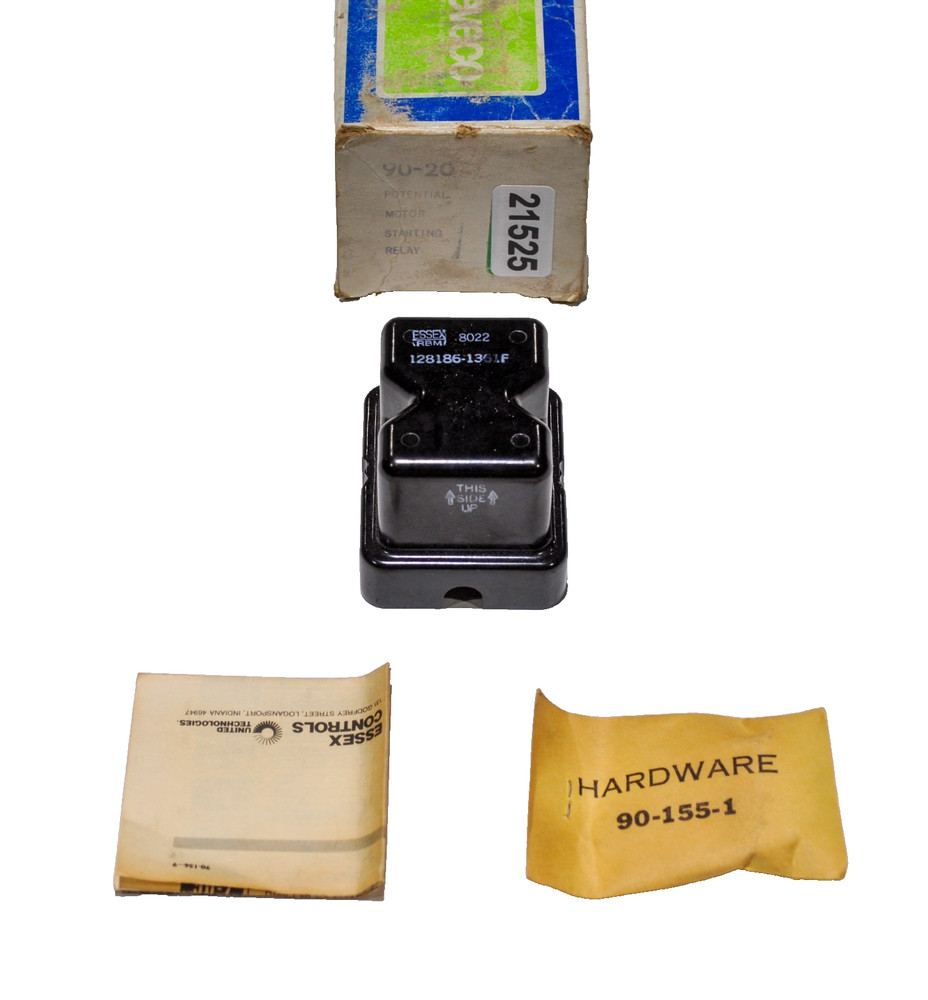 Essex 90-20 Potential Motor Starting Relay 8022 128186-1361F