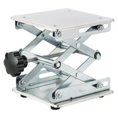 6 x 6 Lab Jack Scissor Stand Platform | Stainless Steel Laboratory Lift