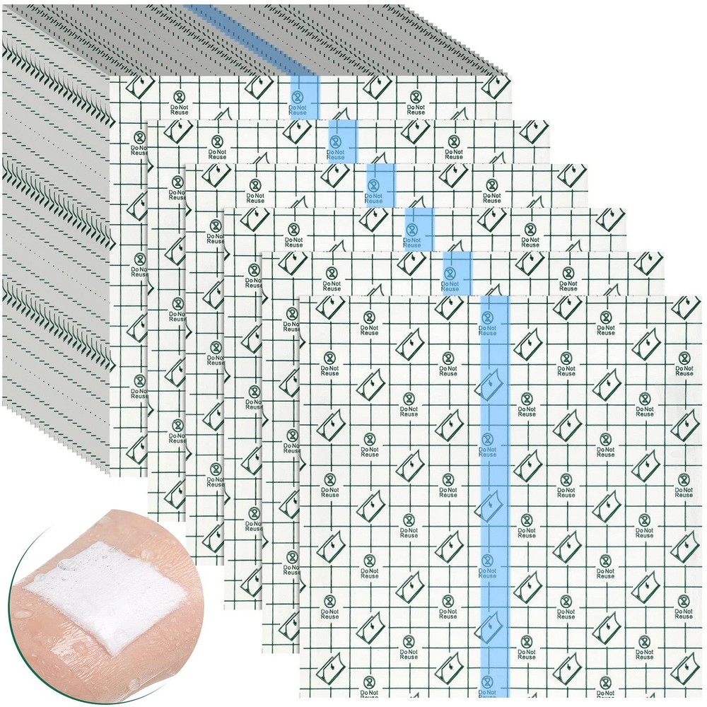 BBTO 50 Pieces Transparent Clear 8×8 Inch (Pack of 50), As Picture Shown