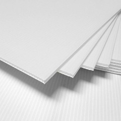 (10 Pack) Corrugated Plastic 18″ x 24″ 4mm White Blank Sign Coroplast Vertical