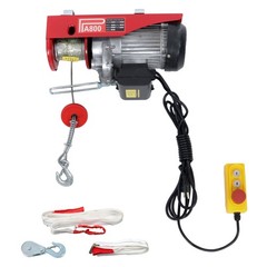 Wired Remote Control Crane Winch Mini Electric Hoist 1350W 1760lbs 14ft/4.2m