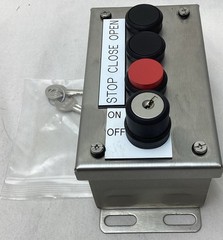 Push Button System 3-Pos Open/Close/Stop & On & Off Lock