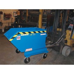 Portable Hopper, Steel, 1/2 Cu. Yd, 2000Lb., P-Hop-0.5