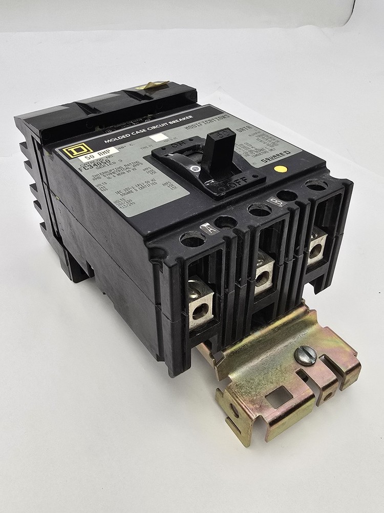 Square D FC34050 I-Line Circuit Breaker 50A 3P 3PH 480V 65KA FC Series 3