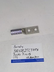 BURNDY YAZV282TC38FX 4/0 Copper Lug PURPLE DIE 15