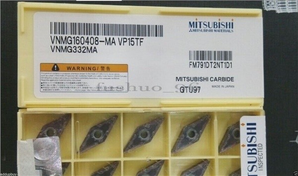 10Pcs/Box New VNMG160408-MA VP15TF VNMG332MA Carbide Inserts Mitsubishi Plc zz